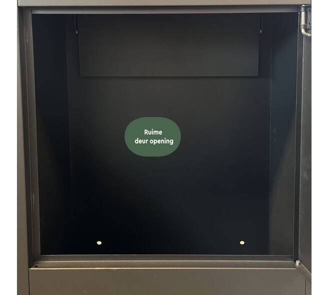 Standing parcel letterbox HANNOVER matt grey (cylinder lock)
