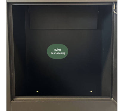Standing parcel letterbox HANNOVER matt grey (cylinder lock)